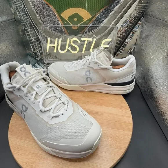 On Cloud The Roger Advantage Pro Mens Tennis Shoes Men’s Sz 13 Cream/Black - Picture 5 of 12